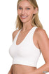 SEAMLESS RIBBED CROP